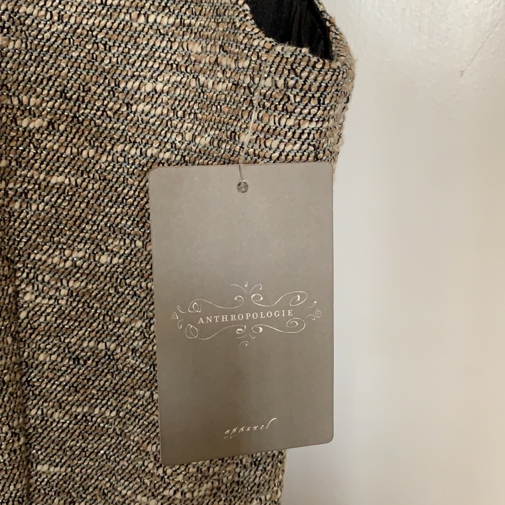 Anthropologie Paper Crown Shimmered Tweed Dress - Picture 11 of 15